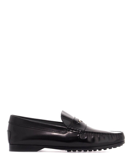 Tod'S brushed leather loafers with penny detail