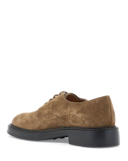 Tod'S suede leather lace-up shoes