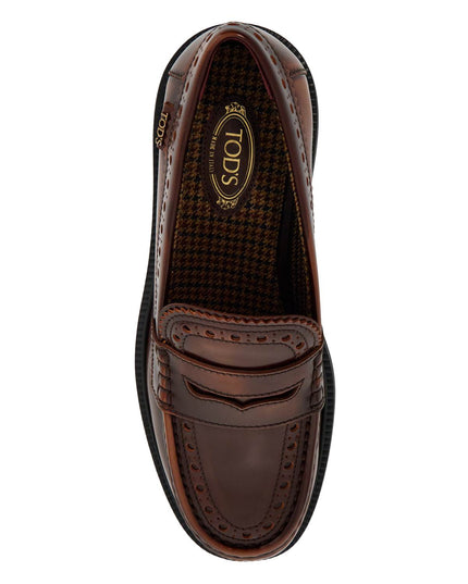 Tod'S leather brogue loafers