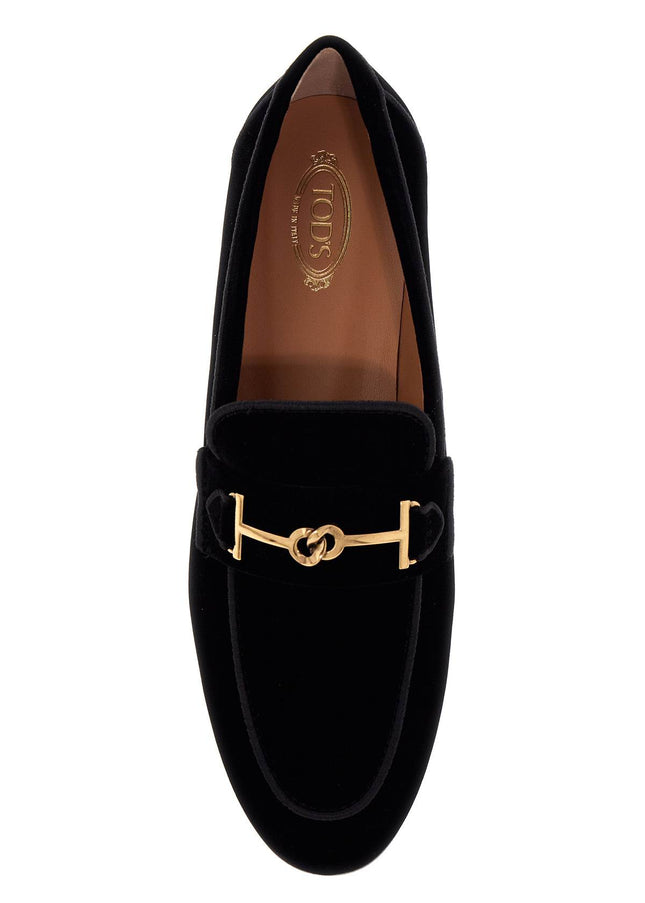 Tod'S velvet loafers for