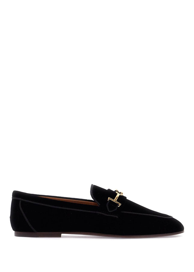 Tod'S velvet loafers for