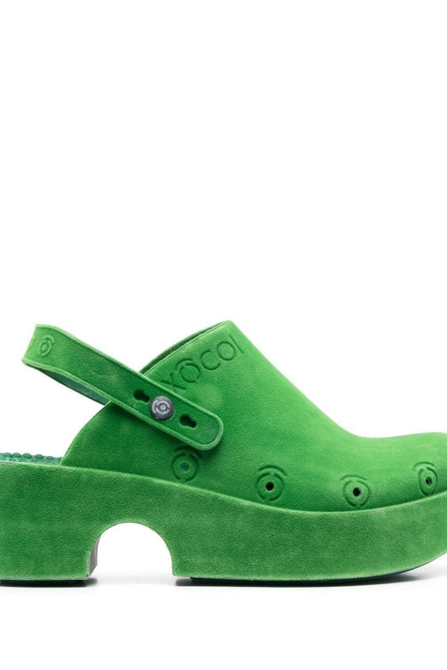 Xocoi Sandals Green-women > shoes > sandals-Xocoi-Urbanheer