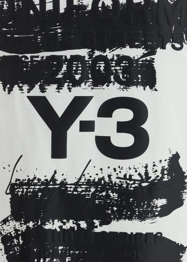 Y-3 Long Sleeve Jersey whit maxi print