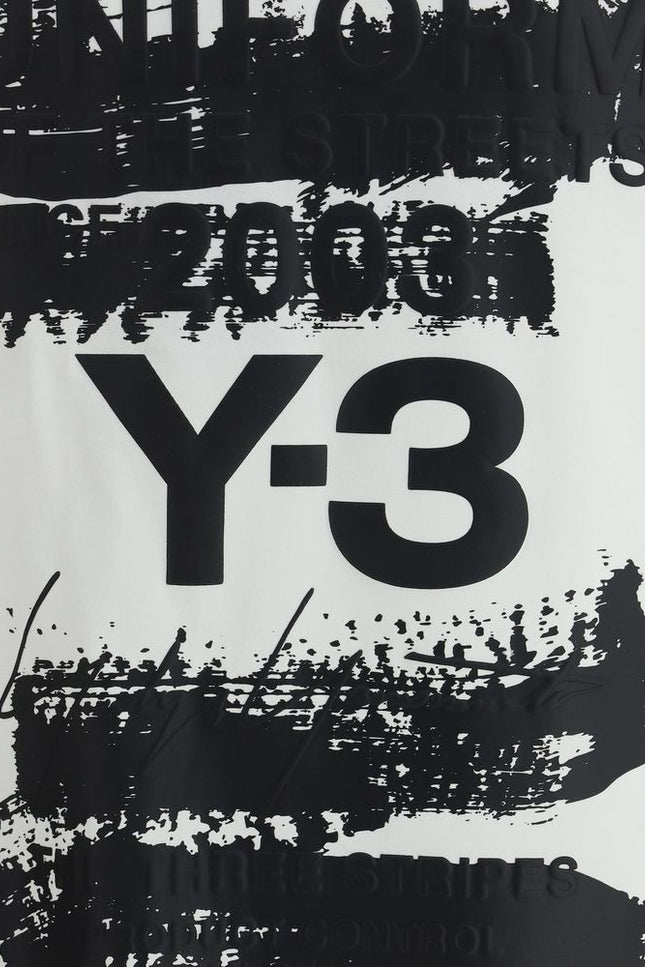 Y-3 Long Sleeve Jersey whit maxi print