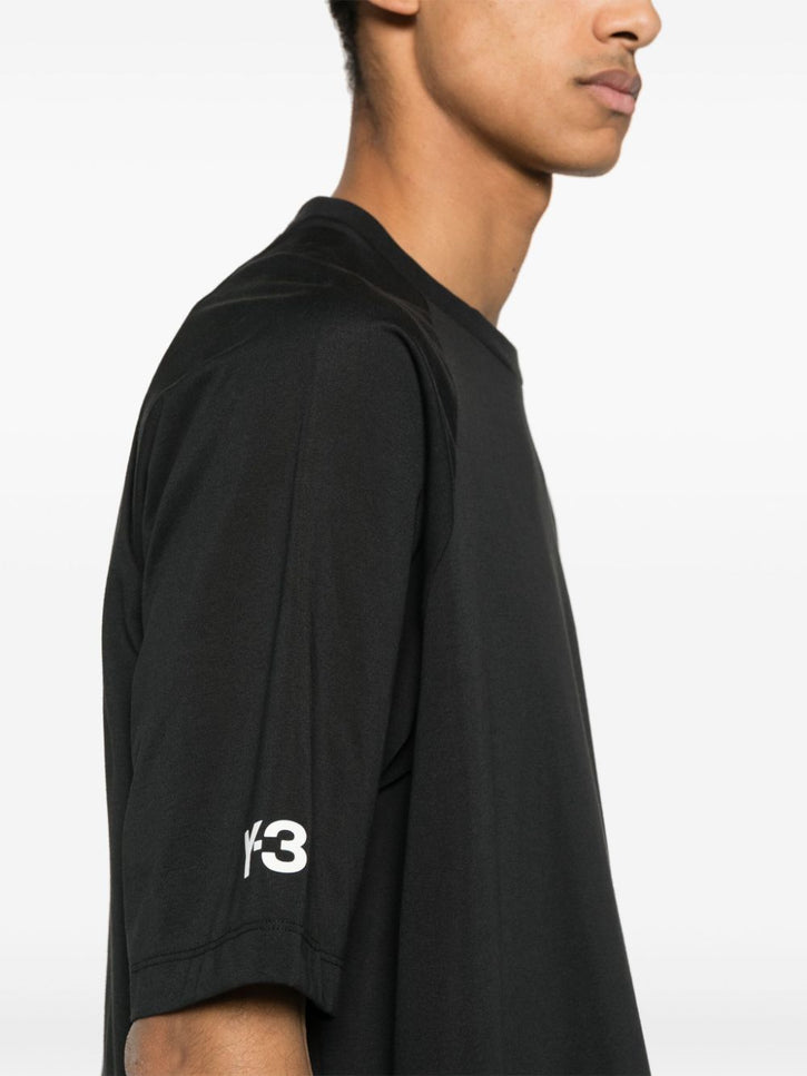 Y-3 T-shirts and Polos Black