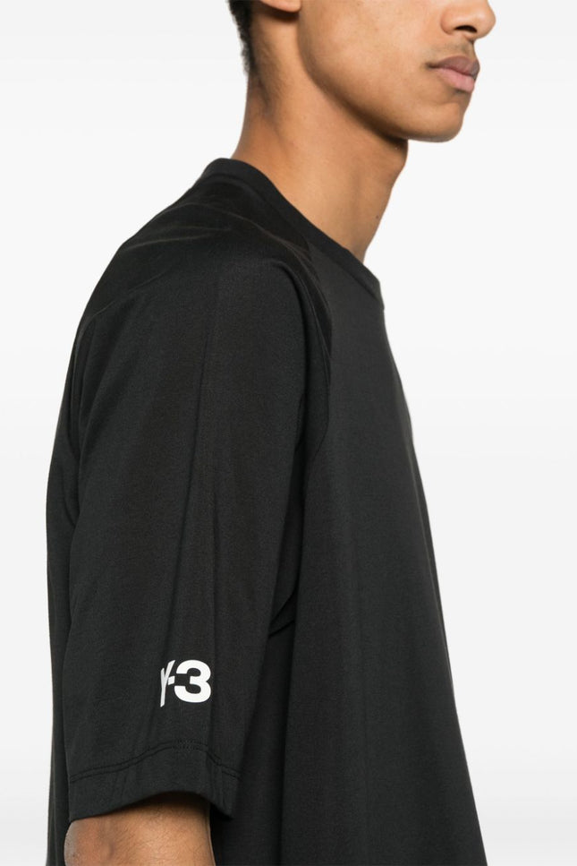 Y-3 T-shirts and Polos Black