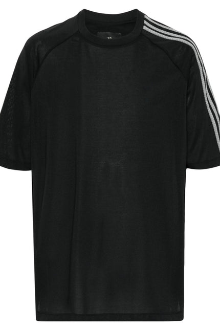 Y-3 T-shirts and Polos Black