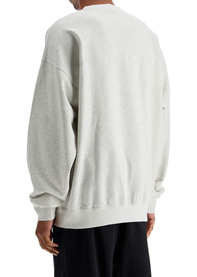 Y-3 light grey soft cotton and polyester sweatshirt