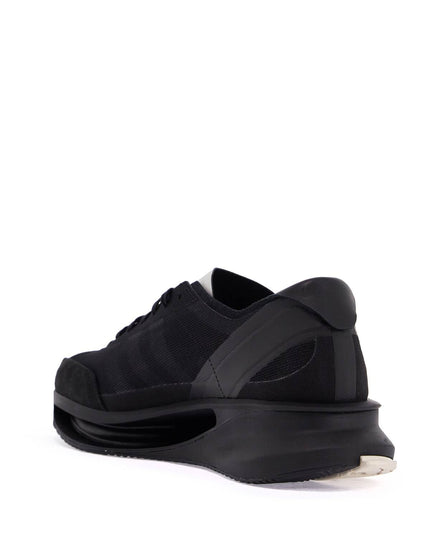 Y-3 s-gendo run black fabric and leather running sneakers