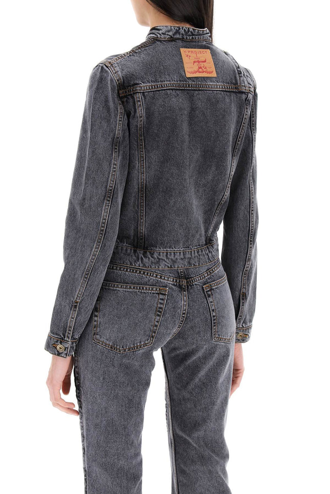 Y Project hook-and-eye denim jacket