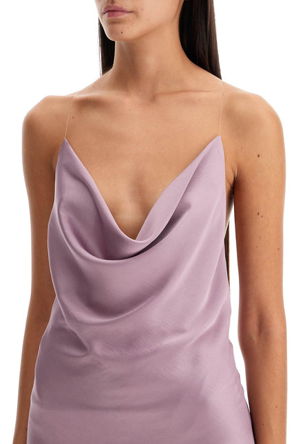 Y Project mini satin slip dress with spaghetti straps