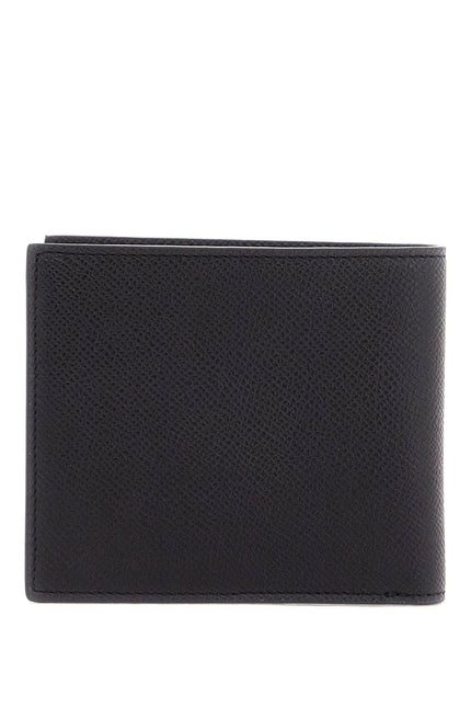 Tom Ford compact foldable black calfskin wallet made in italy