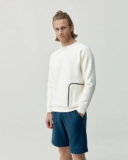 Yangtse White Chalk Sweatshirt