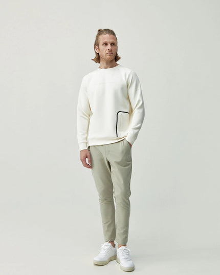 Yangtse White Chalk Sweatshirt