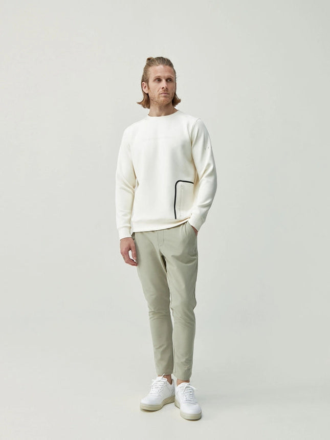 Yangtse White Chalk Sweatshirt