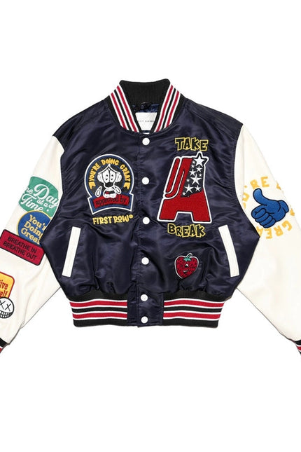 You Are Doing Ok Varsity Jacket Women