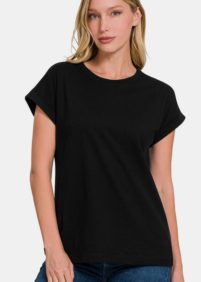 Zenana Crew Neck Short Sleeve T-Shirt