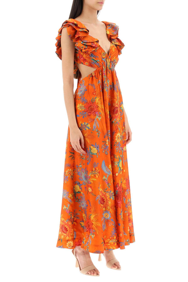 Zimmermann 'ginger' dress with cut-outs-women > clothing > dresses > maxi-Zimmermann-1-Orange-Urbanheer