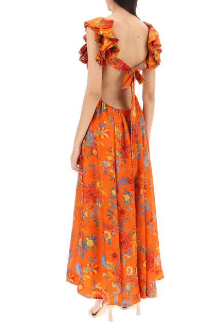 Zimmermann 'ginger' dress with cut-outs-women > clothing > dresses > maxi-Zimmermann-1-Orange-Urbanheer