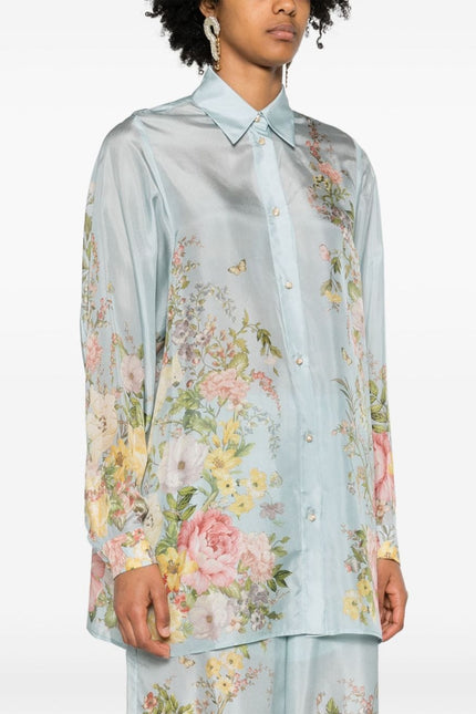 Zimmermann Shirts Clear Blue