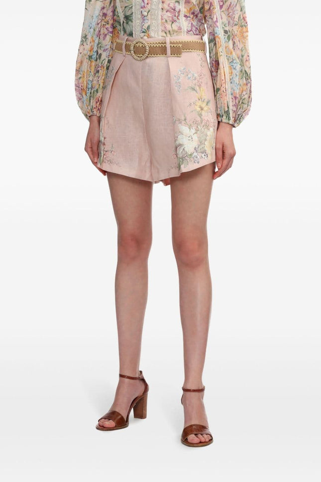 Zimmermann Shorts Pink