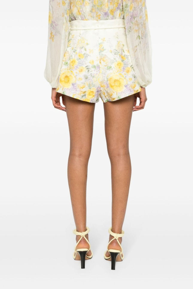 Zimmermann Shorts Yellow