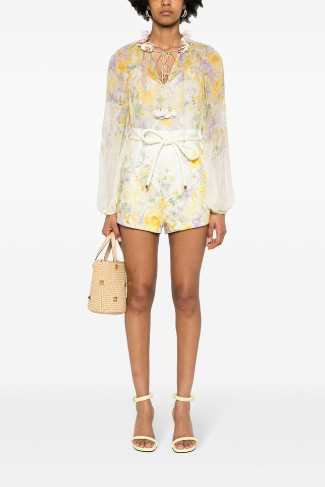 Zimmermann Shorts Yellow