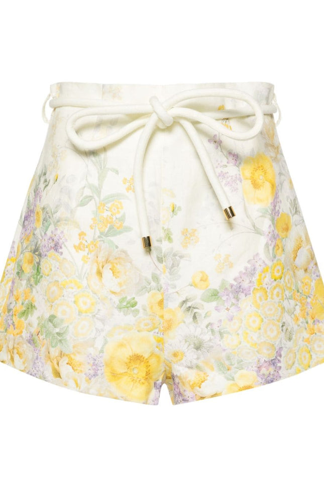 Zimmermann Shorts Yellow