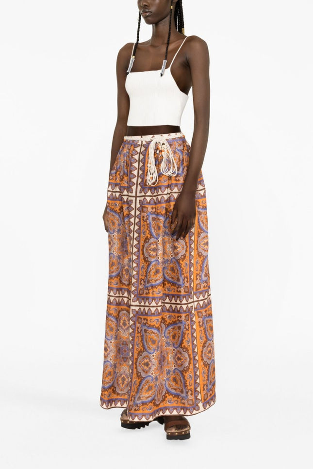 Zimmermann Skirts Orange