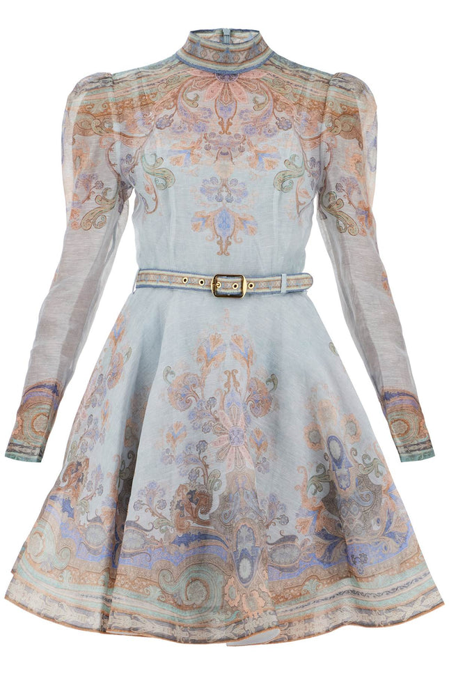 Zimmermann eden mini dress with belt