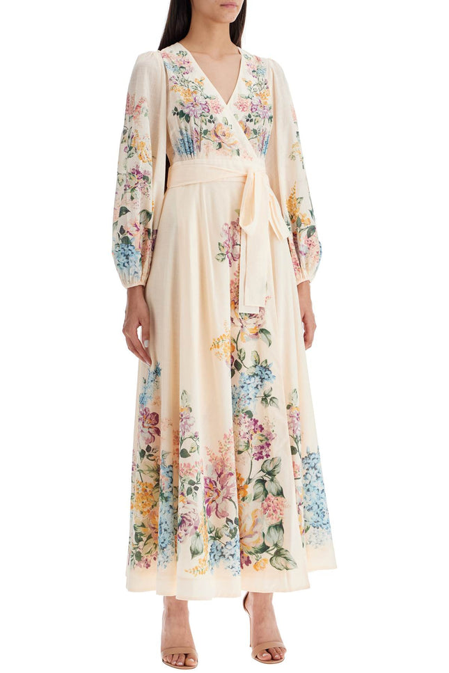 Zimmermann             halliday midi wrap dress with pockets