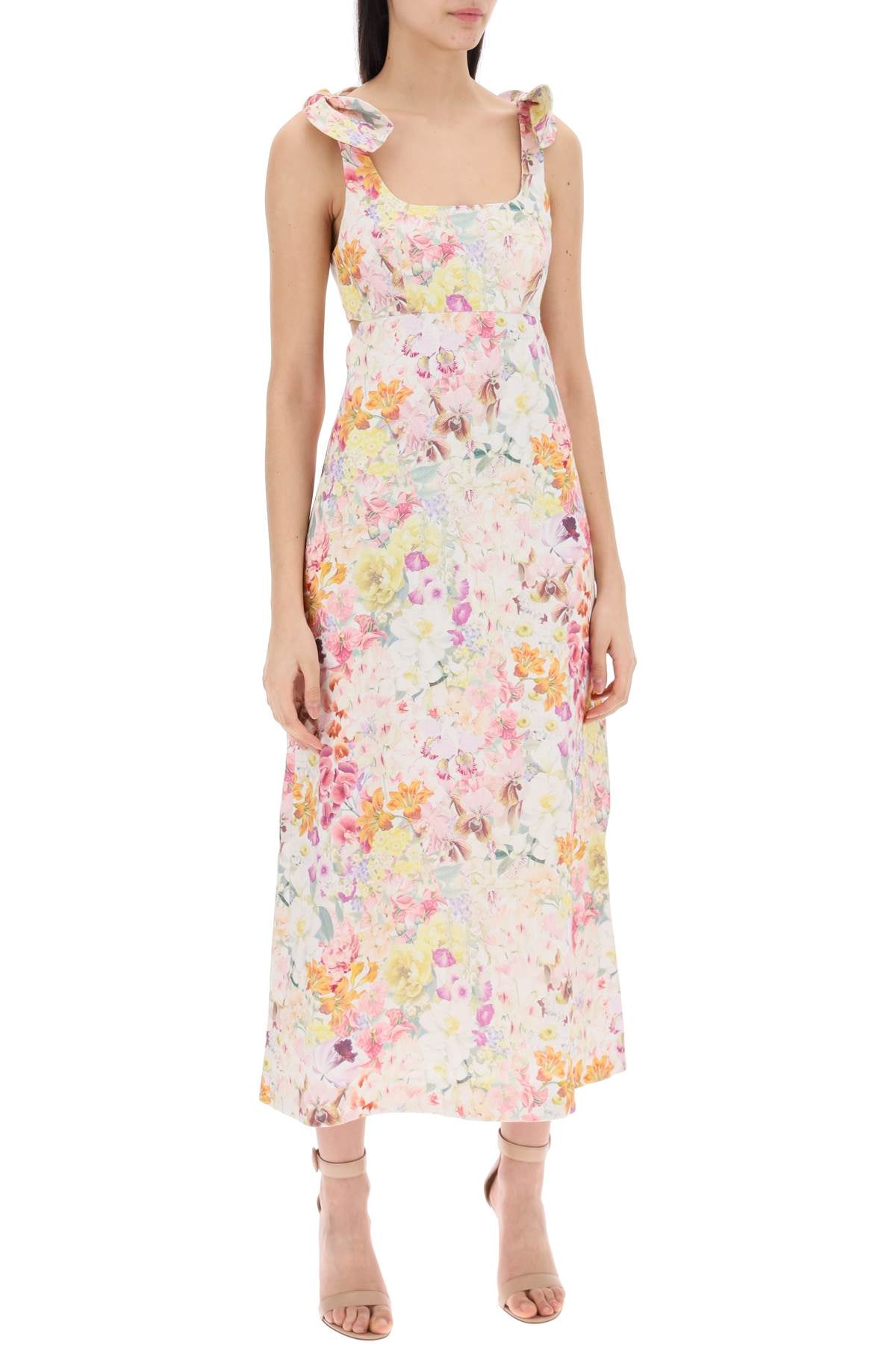 Zimmermann harmony floral midi dress-women > clothing > dresses > midi-Zimmermann-Urbanheer