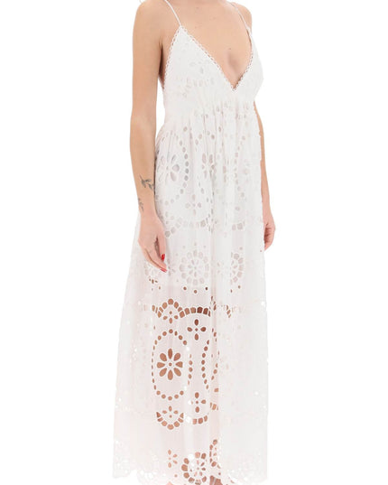 Zimmermann lexi maxi dress in broderie anglaise