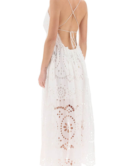 Zimmermann lexi maxi dress in broderie anglaise