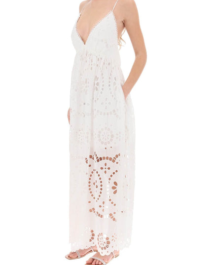 Zimmermann lexi maxi dress in broderie anglaise