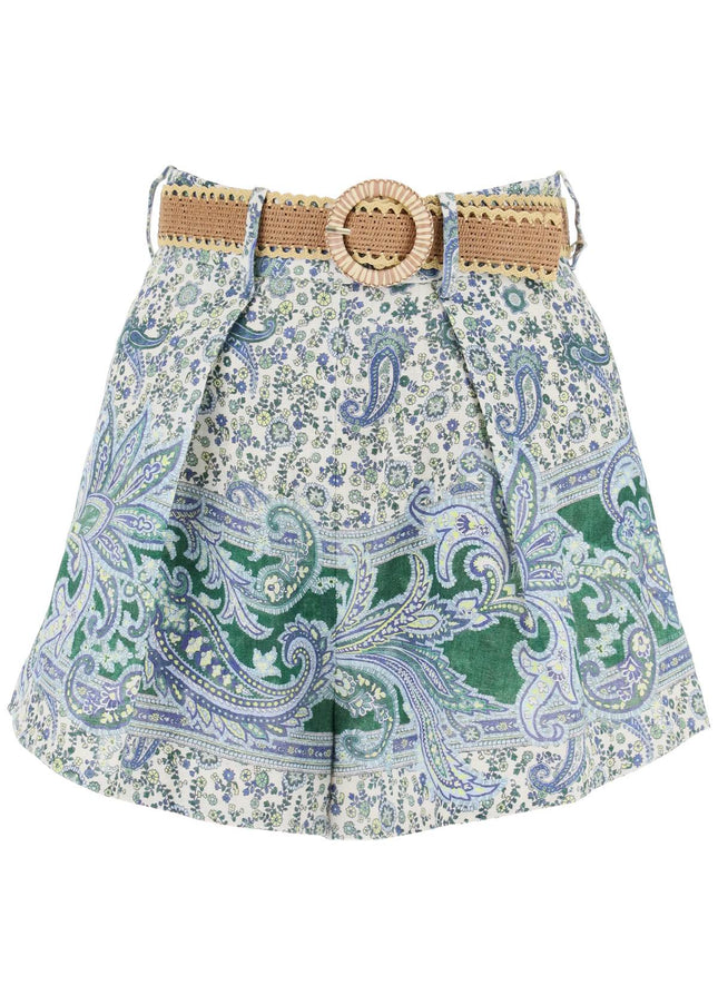 Zimmermann tuck ottie shorts