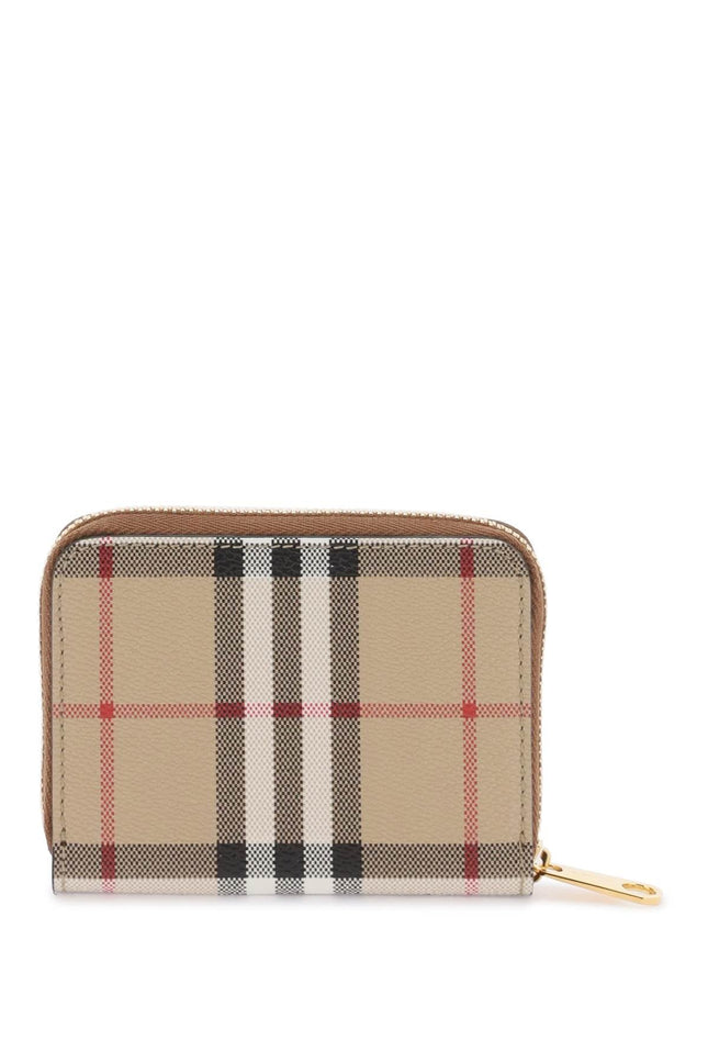 Zip-Around Check Wallet - Beige