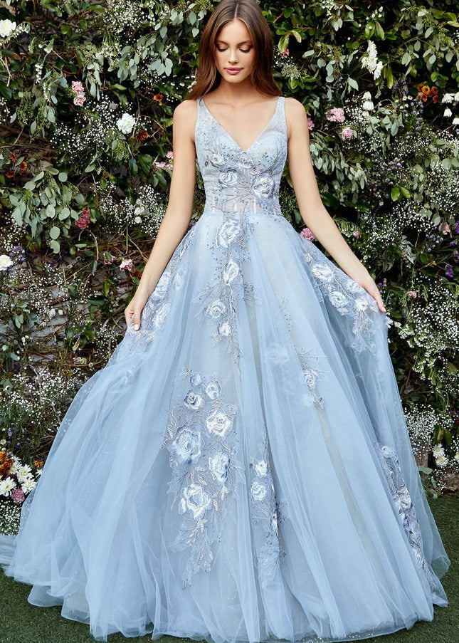 Lilian Tulle Ball Gown-Evening-Tux-USA-2-Paris Blue-Urbanheer