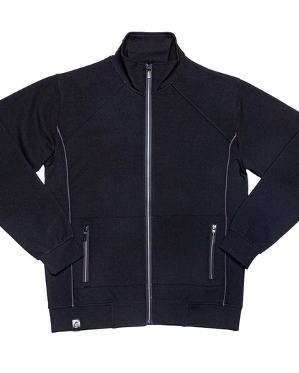 Full Zip Track Jacket - Black-Jacket-Eight X-XL-Urbanheer