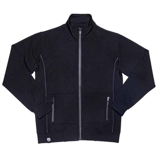 Full Zip Track Jacket - Black-Jacket-Eight X-XL-Urbanheer