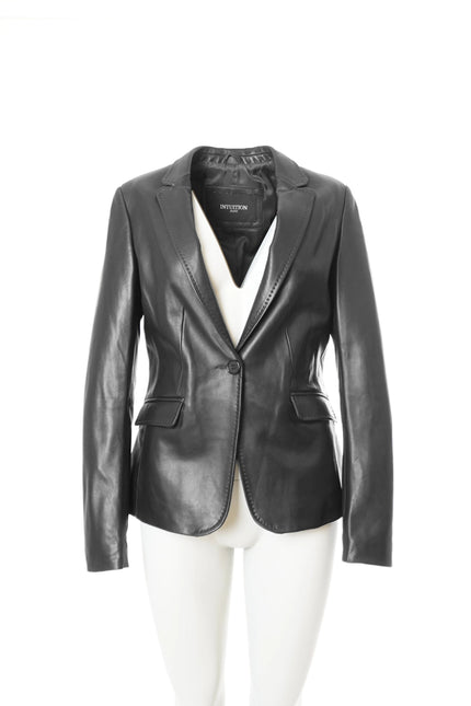 Blazelle Lambskin Jacket-Intuition Paris-Black-36-Urbanheer