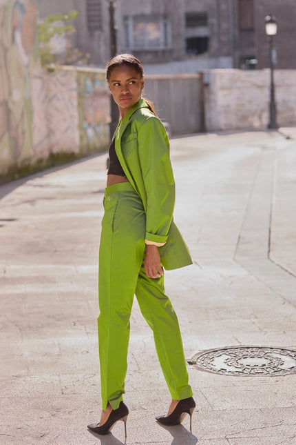 Urban Suit Jacket And Long Pants Apple Green-Suit Jacket and Pants-Nereide Asturias-Urbanheer