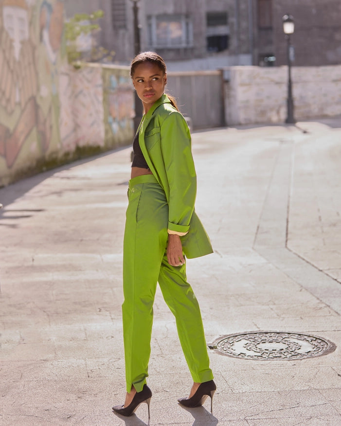 Urban Suit Jacket And Long Pants Apple Green-Suit Jacket and Pants-Nereide Asturias-Urbanheer