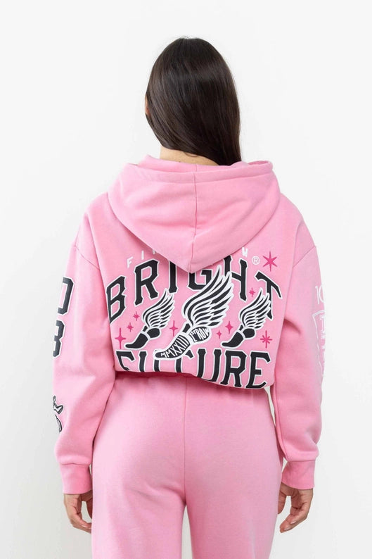 Bright Future Cropped Hoodie-Clothing - Women-Vibrant M.i.U-Urbanheer