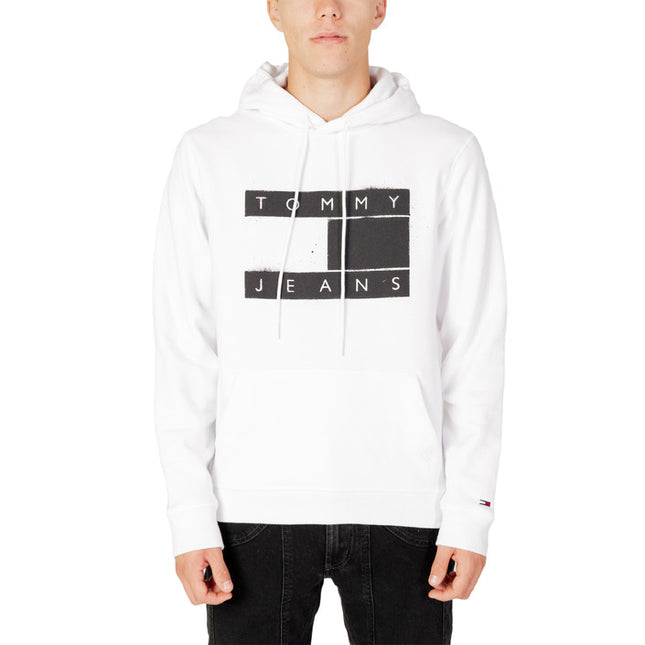 Tommy Hilfiger Jeans Men Sweatshirts-Tommy Hilfiger Jeans-white-S-Urbanheer