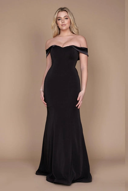 Dylan & Davids Long Formal Black Mermaid Dress-Dylan & Davids-Black-24-Urbanheer