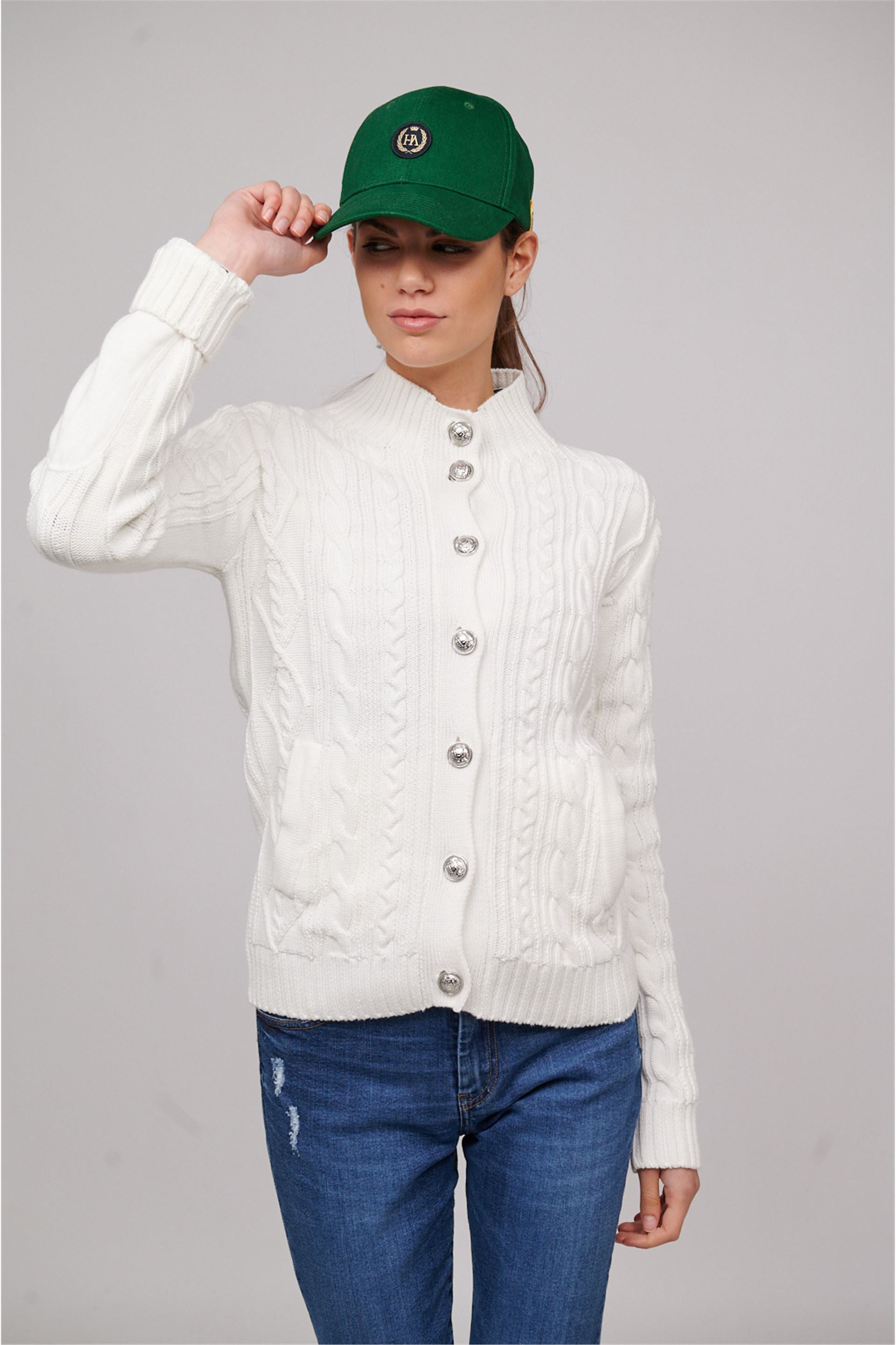 Lux Sicilia Cardigan-Clothing - Women-Henry Arroway-Crudo-XS-Urbanheer