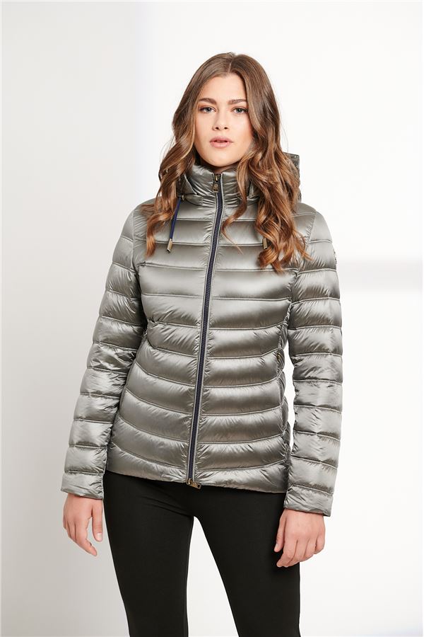 Henry Arroway Adara Women Puffer Jacket-Clothing - Women-Henry Arroway-Silver-S-Urbanheer