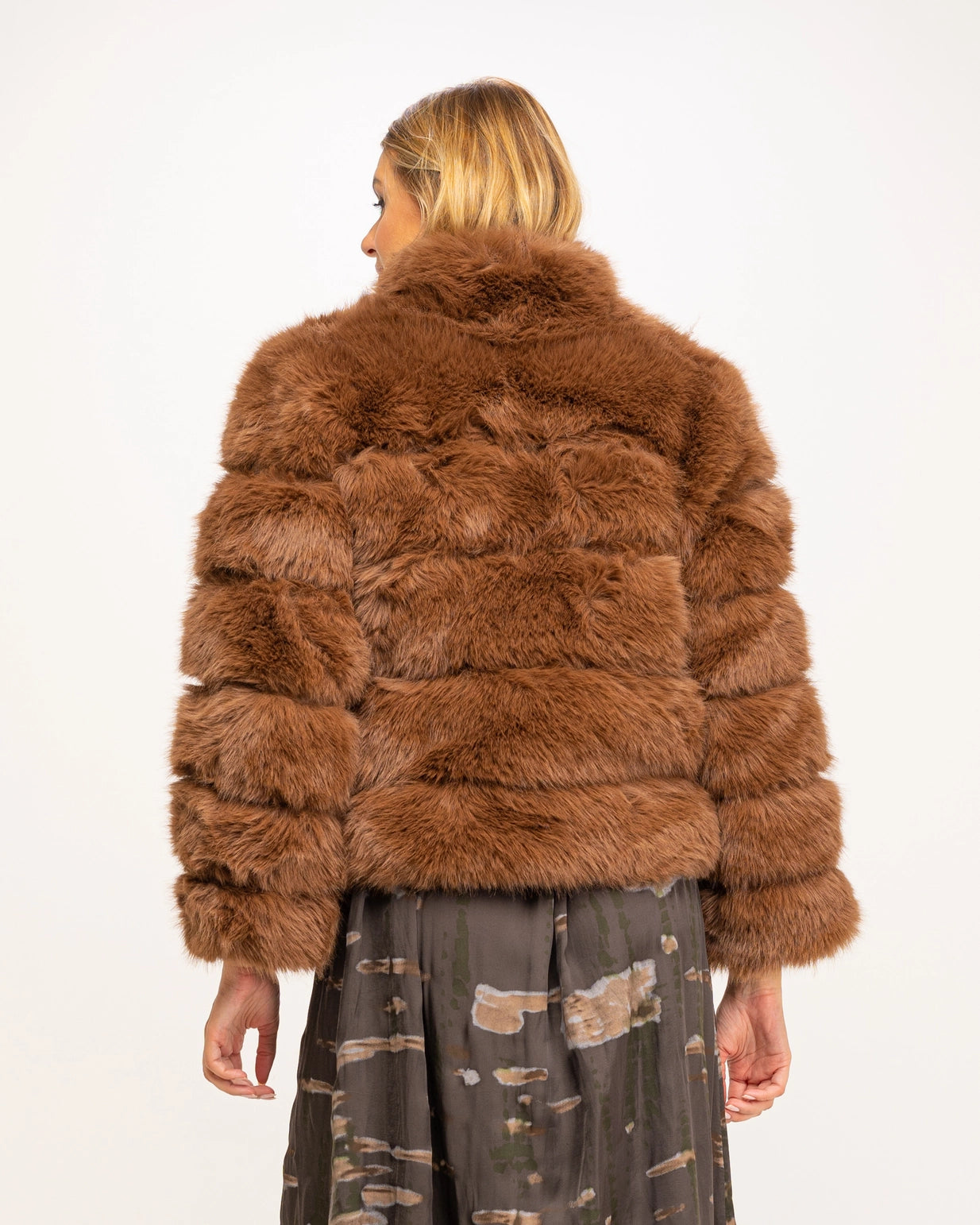 Fur Bomber Jacket-Clothing - Women-Tantra-Urbanheer