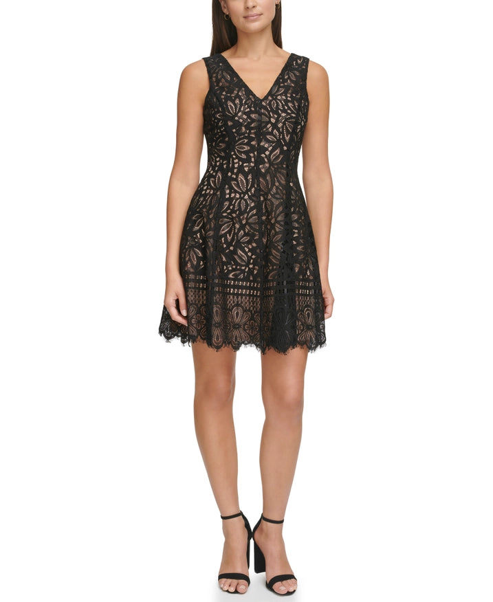 Tory deals Burch corded lace dress size 8